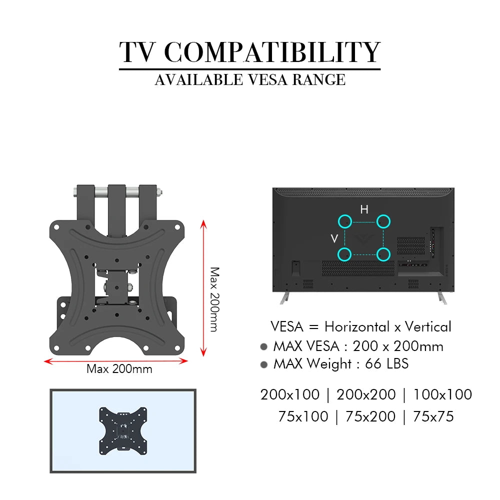 Support TV 50 pouces orientable