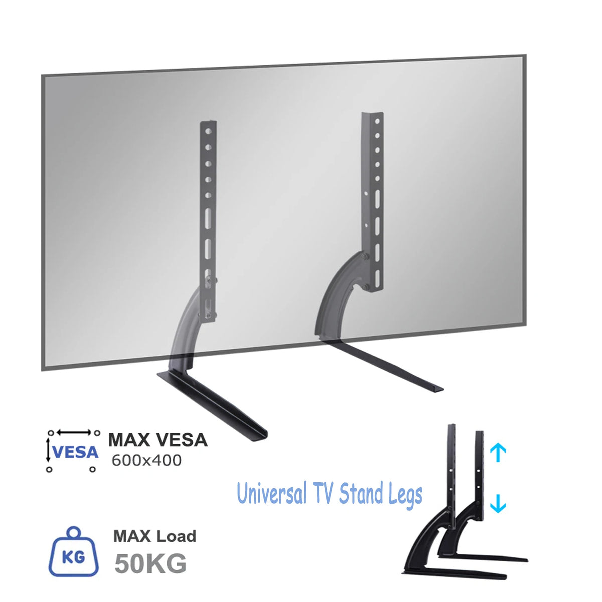 Support TV à poser sur meuble