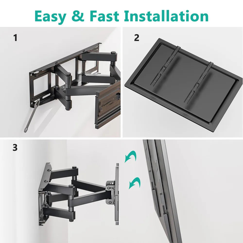 Support TV orientable et inclinable