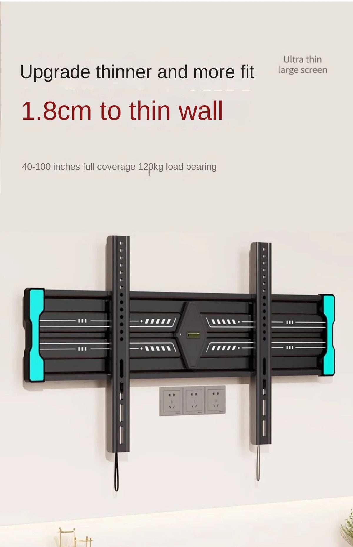Support TV mural inclinable