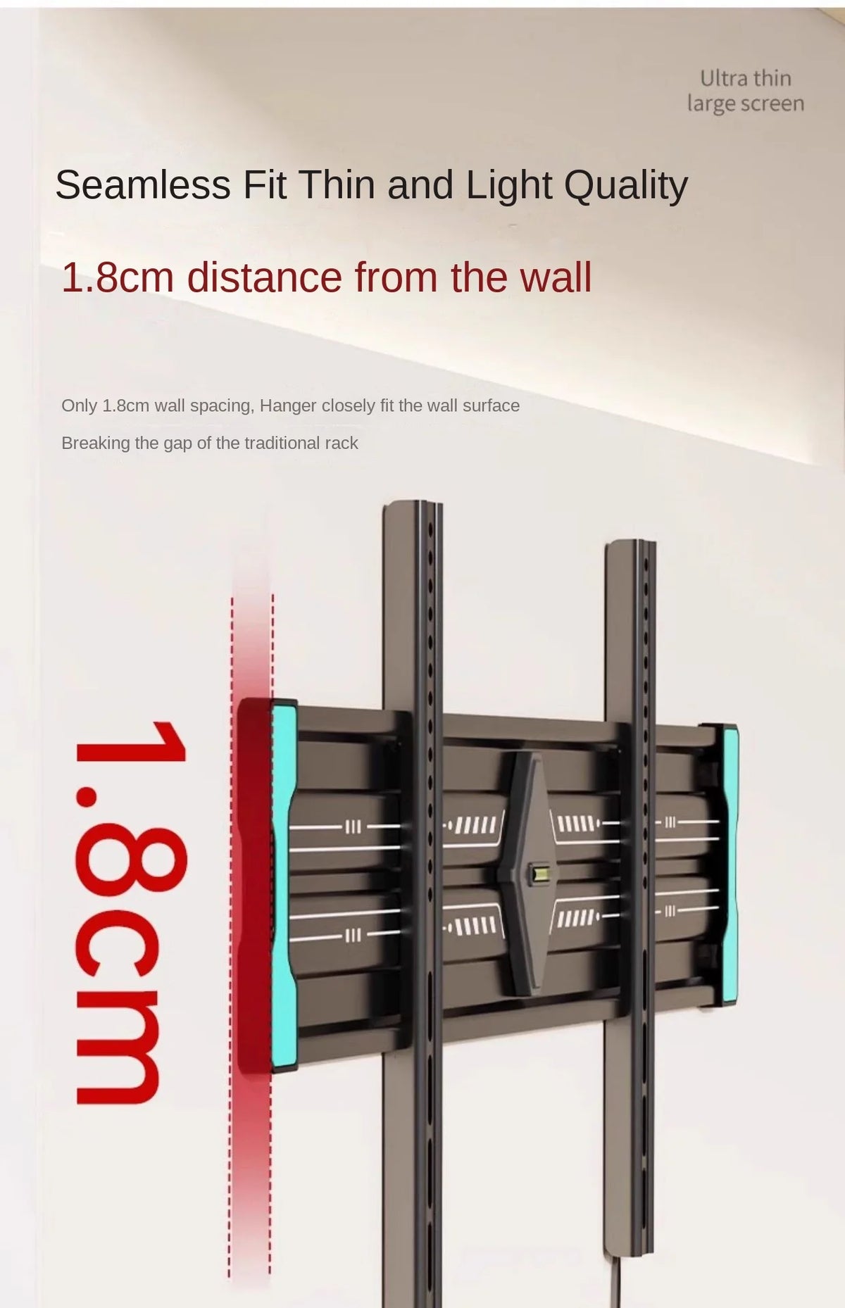 Support TV mural inclinable